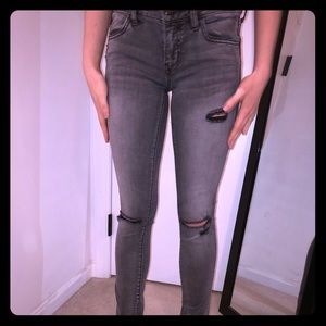 American Eagle black skinny jeans